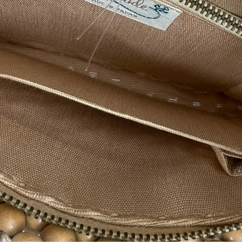 Gaymode vintage wood bead 60s/70s Shoulder Bag